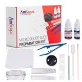 AmScope Microscope Slide Kit 22-Piece