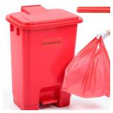 Geiserailie 5.3 Gallon Biohazard Trash Can