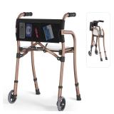 VOTOHRT Blue Folding Walker wSeat