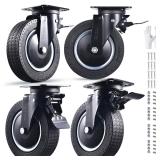 TOO TCO 8 Swivel Locking Caster Wheels