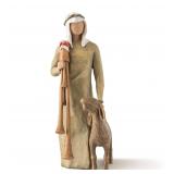 Willow Tree 9h Shepherd wBagpipe Figure