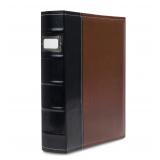 Bellagio-Italia 3 Ring Binder 1 Inch Brown