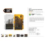 DEWALT 21-Pc Black  Gold Drill Bit Set