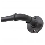 Kenney Curtain Rod Black 28-48