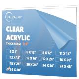 CALPALMY 2PK 36x48 18 Thick Clear Acrylic