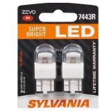 SYLVANIA 7443 T20 ZEVO Red LED Bulb 2-pk