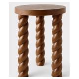 Threshold Braided Side Table 21.65in H