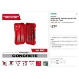 Milwaukee SHOCKWAVE Hammer Drill Bit Set 10pc