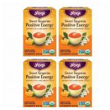 Yogi Tangerine Positive Energy Tea 16ct 4pk
