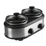 Tru Dual Crock Slow Cooker 2.5 Qt