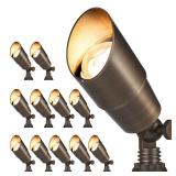 Gardencoin Bronze Landscape Spotlights 12 Pack