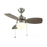 Hampton Bay 30in Brushed Nickel Ceiling Fan