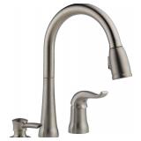 DELTA Kate Kitchen Faucet Brushed Nickel 14-516 H