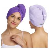 Turbie Twist Large Hair Towel 2-Pack