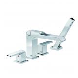 DELTA Chrome Tub Faucet w Hand Shower