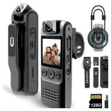KSADBOSSBO 128GB 1080P Body Camera