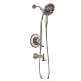 DELTA Stainless Dual-Function Tub  Shower Trim Kit