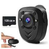 KSADBOSSBO 128GB Mini Body Cam