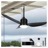 in. IndoorOutdoor Ceiling Fan