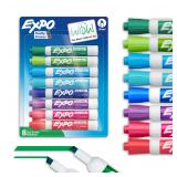 EXPO Chisel Tip Dry Erase Markers 8 Count