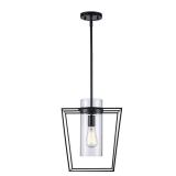 in Black Pendant Light