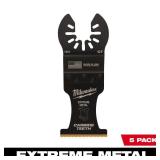 Milwaukee 1-38in Carbide Blades 5Pk