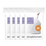 simplehuman Trash Bags 100 Count 30-35L