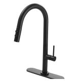 Matte Black Pull Down Kitchen Faucet