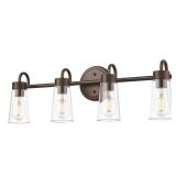 JAZAVA 27.1in 4-Light Vanity Light