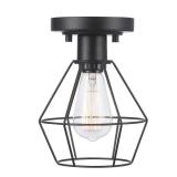 Matte Black 1-Light Flush Mount