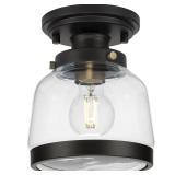 Progress Judson 8in. Semi-Flush Light