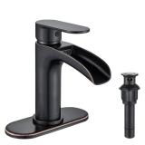 FORIOUS Waterfall Sink Faucet