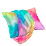 Sinpooo Standard Rainbow Satin Pillowcase