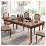 Halseey Computer Desk Walnut 62in