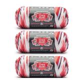 Red Heart Granny Square Yarn Hot Stuff 3x 250g