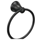 Moen Banbury Towel Ring Black