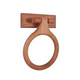 LDR Industries Rustic Oak Towel Ring
