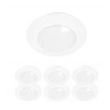 Halo 6-Pack 6in LED Recessed Light Trim