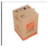 Home Depot Wardrobe Box 20x20x31