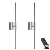 KARTOOSH Wall Sconce Set 24.4 In. Chrome