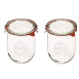 WECK Tulip Canning Jars 1 Liter