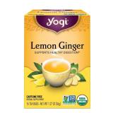 Yogi Lemon Ginger Tea Bags 16 Ct