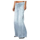 Forever 21 Blue Denim Pant Size 4