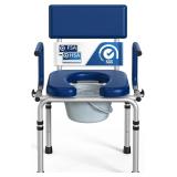 HOLYHEAL Bedside Commode 19-25 Adj Ht