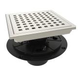 WEBANG 6 Inch Square Shower Drain