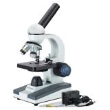 AmScope 40X-400X Monocular Compound Microscope