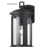Progress Lighting 14in Black Wall Lantern