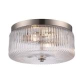 75in Brushed Nickel Flush Mount Light