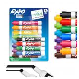 EXPO Dry Erase Markers Chisel 12ct