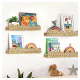 AELS Scalloped Floating Shelves Set of 2